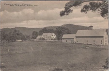 Fairview Farm North Hartland Vermont VT 1911 Albertype Postcard