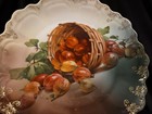 Antique Z.S. & Co. Bavaria Victorian Cabinet Plate ~WOVEN BASKET Of FRUIT~ — photo 6