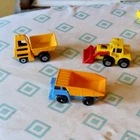 LOT Vintage Construction Toy Vehicles Cars Corgi Matchbox Dump Truck Tractor NR