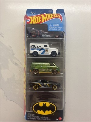 Mattel Hot Wheels DC BATMAN 5 Pack Diecast Cars  NEW- Factory Sealed