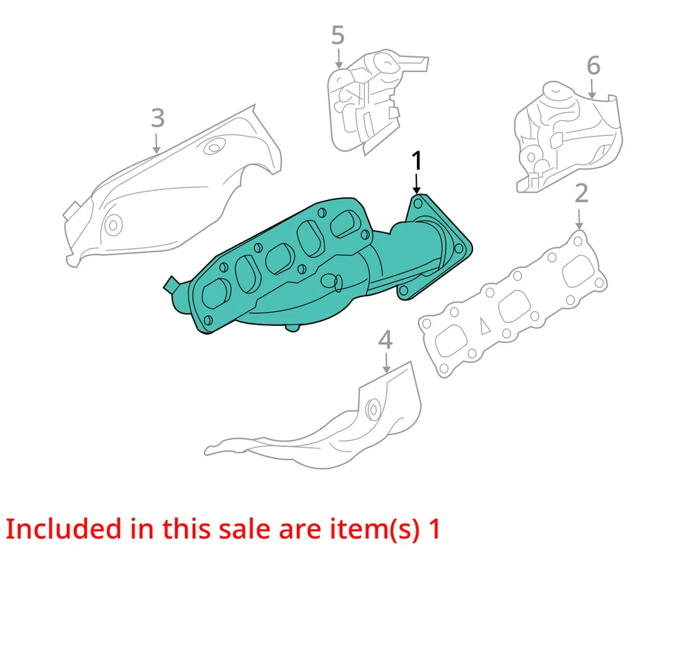 Infiniti G37 2013 colector de escape OEM 82 k millas - LKQ381151107 Foto 4 de 4