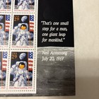 US Comm #2841 – 25th Anniversary of the First Moon Landing Full Sheet of 12 — photo 5