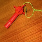 Orange-Red Wood Fish Whistle Figurine Collectible Wooden Toy Whistle Instrument — photo 4