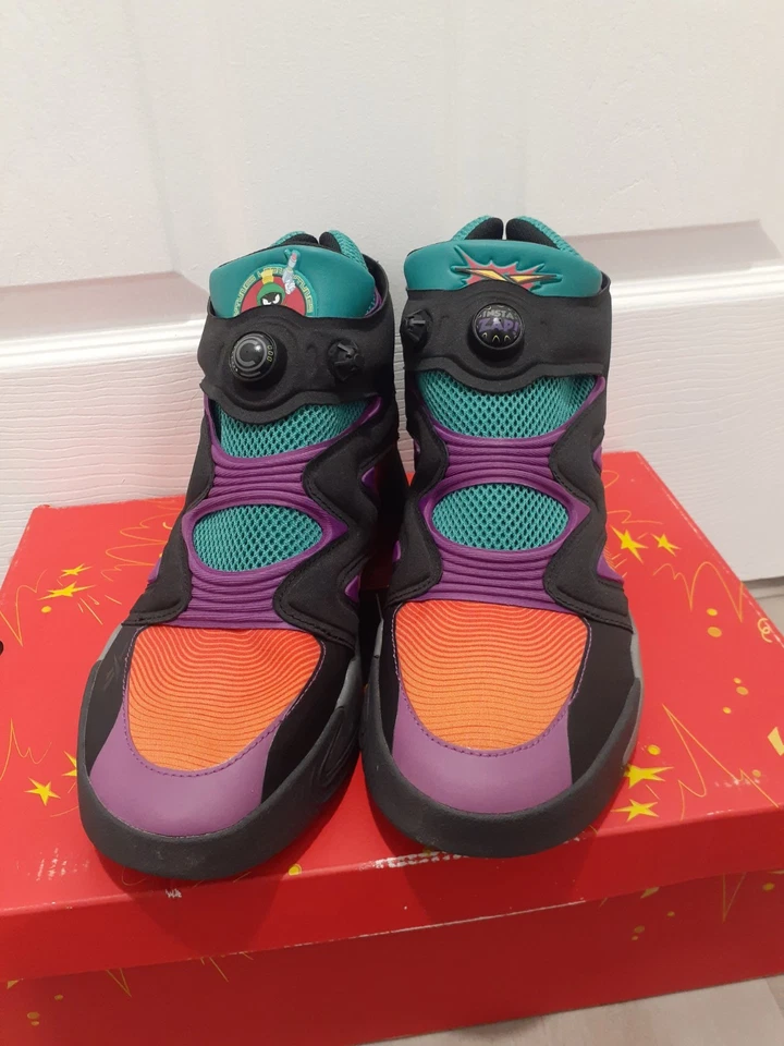 Reebok Looney Tunes Instapump Fury Zone Marvin the Martian Mens 9 Shoe Sneaker - Image 2 of 4
