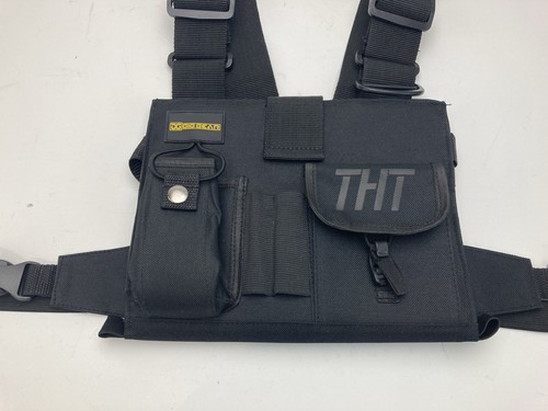 Two Hand Touch Tablet Chest Harness for iPad and Devices Up to 10.2 Inch Black - Afbeelding 5 van 10