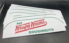 Eat Krispy Kreme Doughnuts Paper Employee Cook Hat Cap Advertising Lot Of 6
