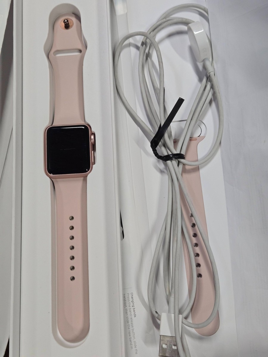 Apple Watch Series 1 38mm Rose Gold Aluminum Case w/ Pink Sand  display picture 1