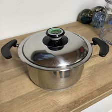 AMC Topf mit Deckel – ca. 2,4 Liter – Visiotherm Durchmesser 20 cm Höhe 11,3 cm