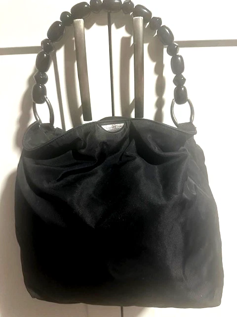 Bolsa Christian Dior de náilon Malicen alça superior coleção 1999 - Imagem 2 de 4