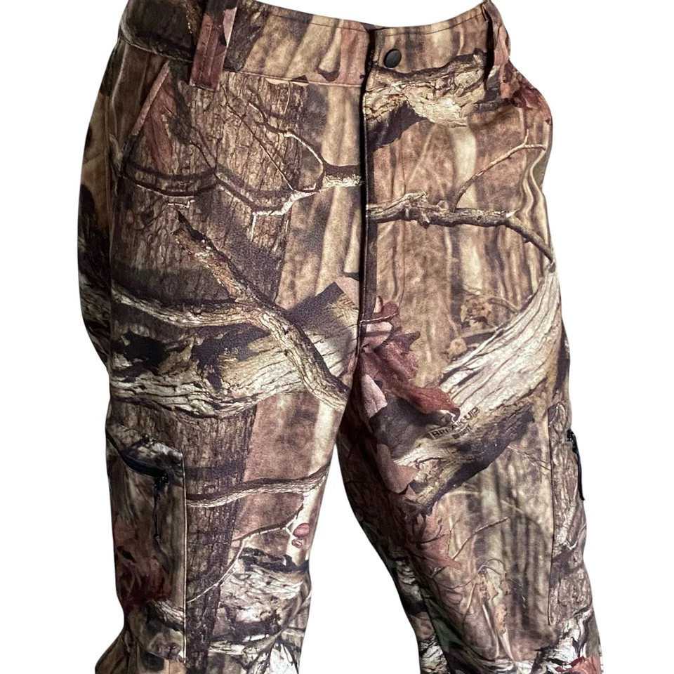 VTG Browning Cargo Fleece Pants Hells Canyon Mens L Odorsmart Scent Control Camo - Image 3 of 4