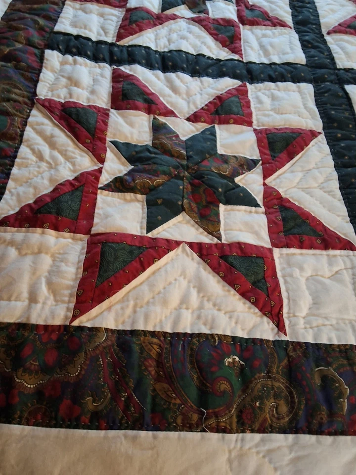 Nuevo Edredón Estrella En Una Estrella Nunca Usado 69" × 86" Algodón Foto 4 de 4