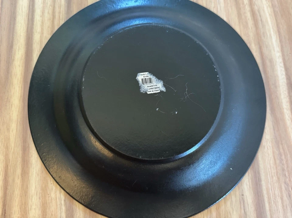 Kennedy's Country Collection Hand Tole Painted 10” Wood Bowl Plate Home Decor - Image 4 of 4