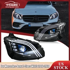 Full LED Headlights For Mercedes-Benz E-Class W213 2016-2021 Upgrade Assembly