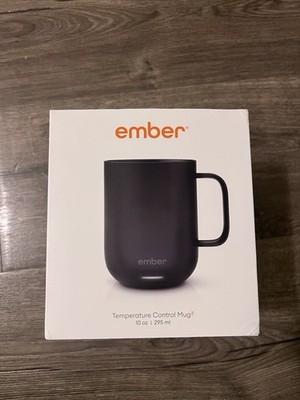 EMBER Temperature Control Smart Mug 2, 10 oz / 295 ml, Black, Smartphone Control