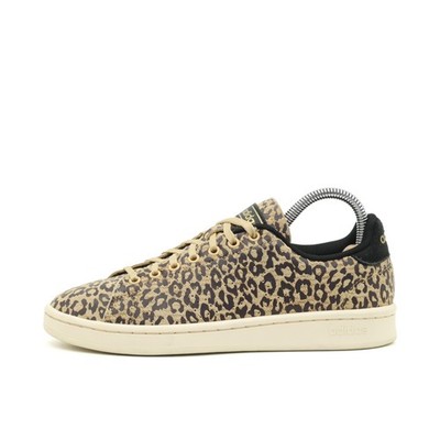 adidas Damen Stan Smith Leopard Schuh Beige Braun Textil Low-Top Sneaker EU 39 