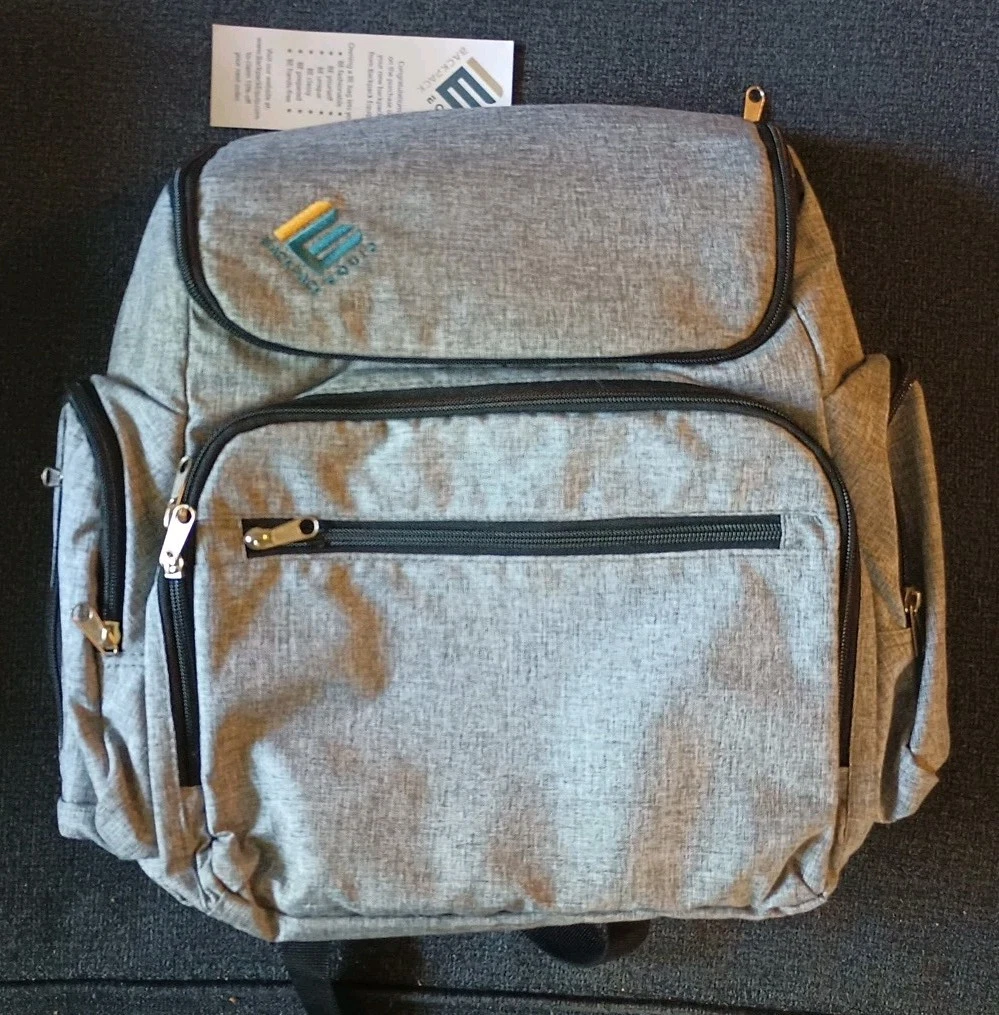 BE Backpack Equip Light Weight Diaper Bag With Changing Pad New
