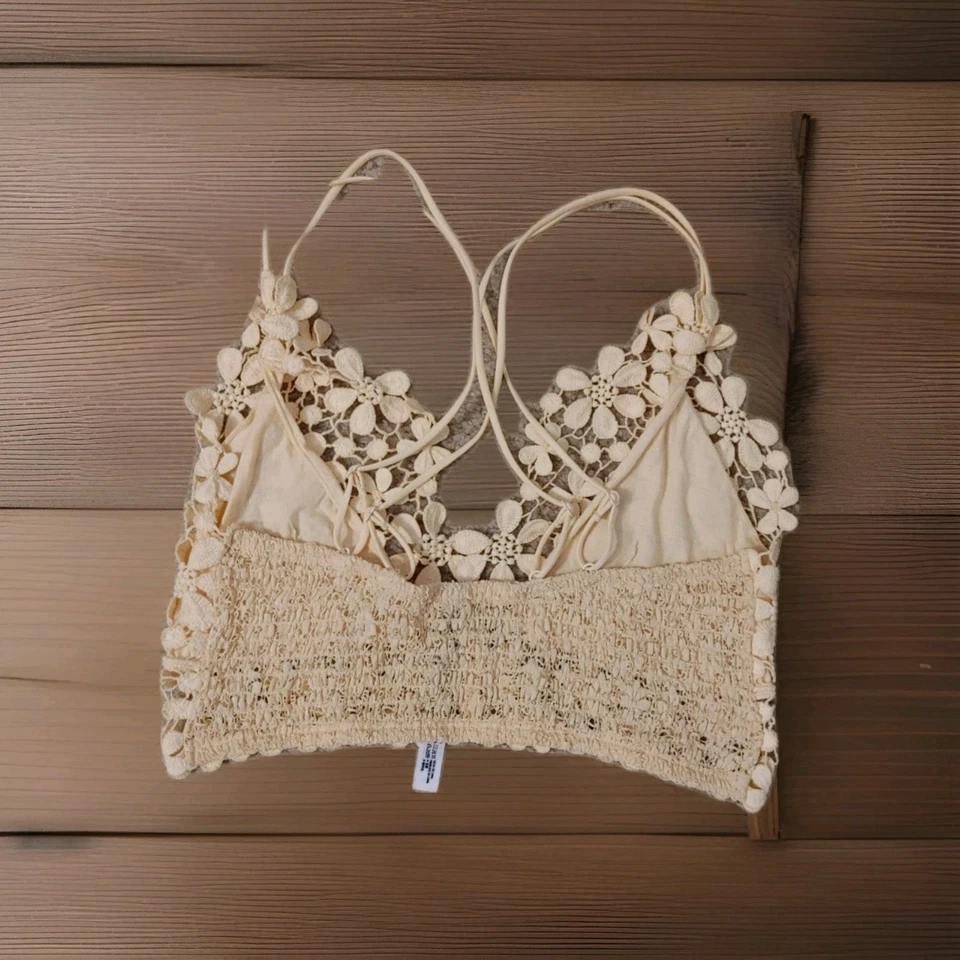 Bralette Intimately Free People Cami Recortado Top Floral Amarillo Tirantes Para Mujer S Foto 2 de 4