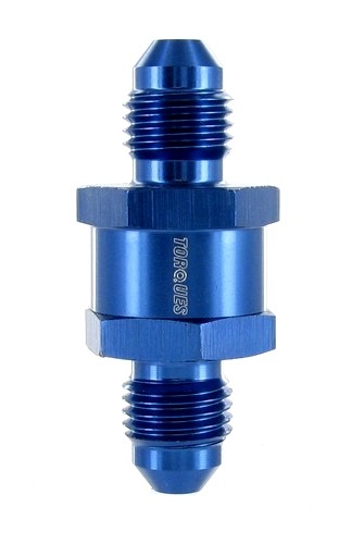 AN -4 (4AN) Blue Anodised Billet Turbo Oil Feed Filter  - Afbeelding 1 van 1