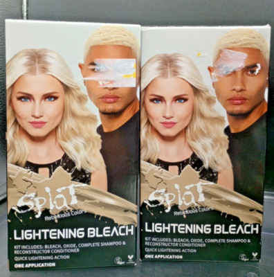 Splat Rebellious Colors Hair Lightening Bleach Reconstructor - 1 Appl.- Qty 2