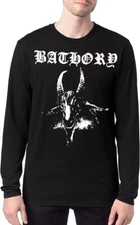 BATHORY BLACK METAL Men's Black Long Sleeve