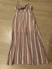 Forever 21 Linen Maxi Dress Large