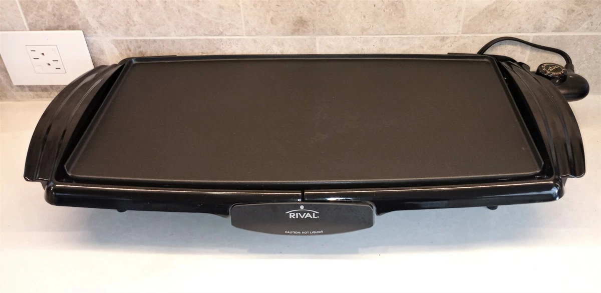 Electric Griddle By Rival With Removable Tray Household, 57 OFF