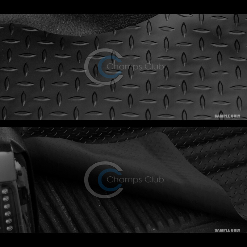 Fits 94-10 B2300/B2500 6' Black Rubber Diamond Truck Bed Trunk Mat Carpet Liner
