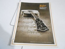 VINTAGE MUSICAL INSTRUMENT CATALOG #10686 -1972 HOFNER ELECTRIC GUITARS w/p list
