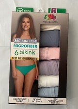 Fruit of the Loom 360 Stretch Microfiber 6pk Bikinis size 7L