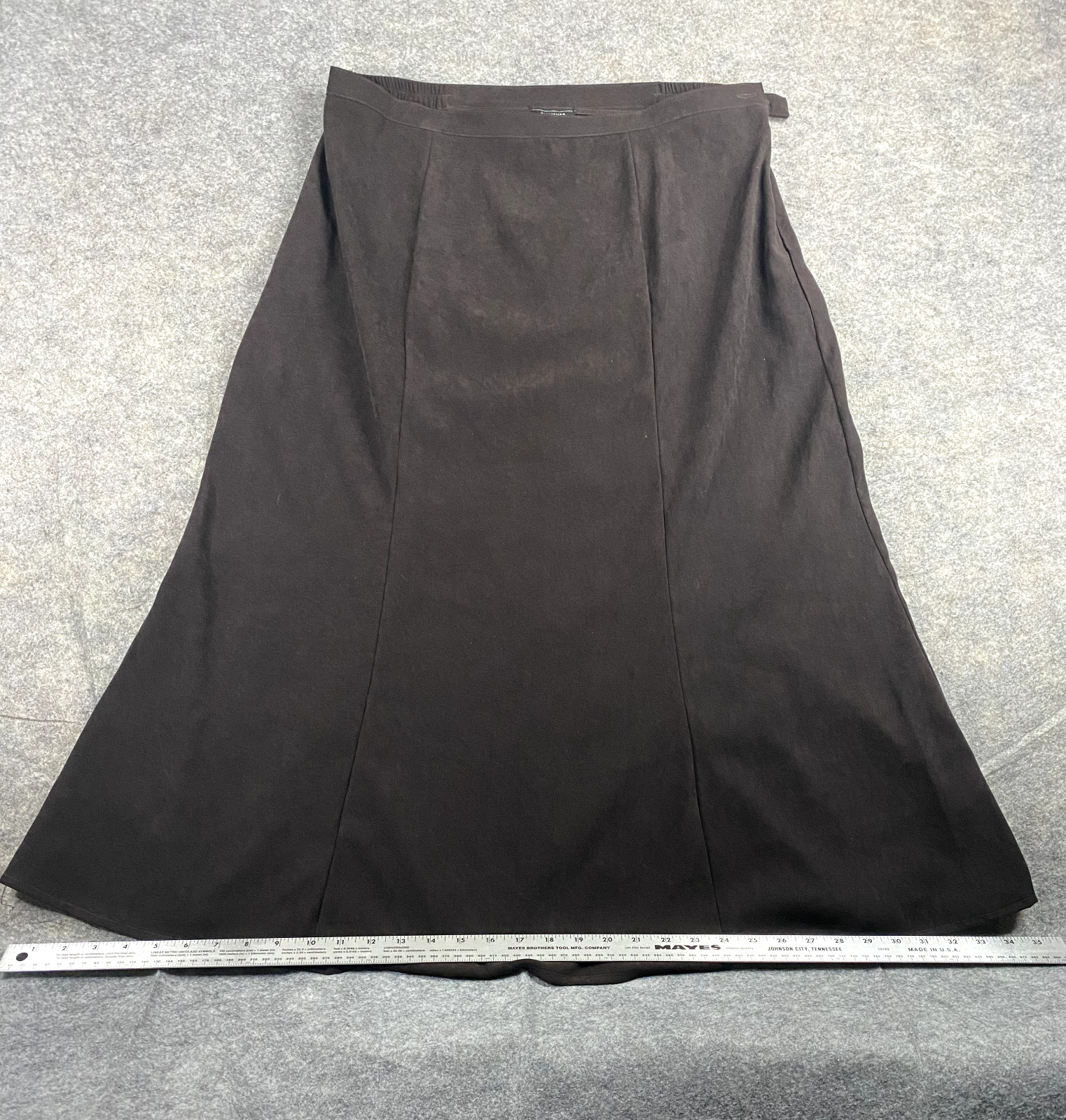 Elementz skirt Women's XL Black Elegant High Waist Knee Length