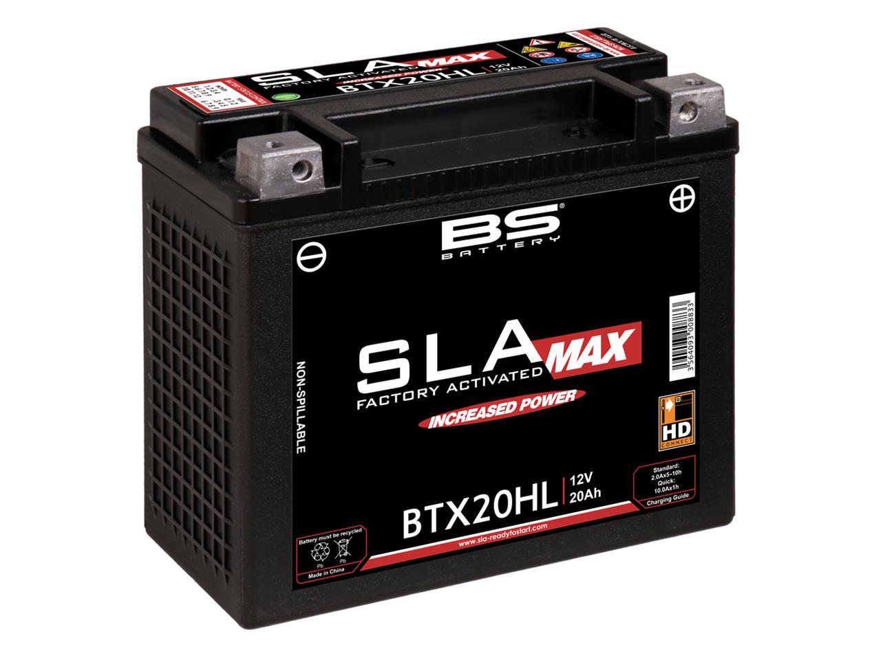 Batterie BS BTX20HL résolvez les problèmes de démarrage à froid sur votre SSV