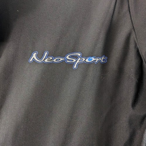 NeoSport Wetsuit Mens Sz XL Full Body Front Zip UPF50+ UV Shield Black Blue NEW - Picture 3 of 9