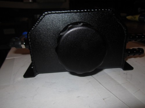 FMR UNIVERSAL BLACK 1 LITER COOLANT, OVERFLOW, POWER SREERING,OIL,TANK RESERVOIR - Foto 4 di 7