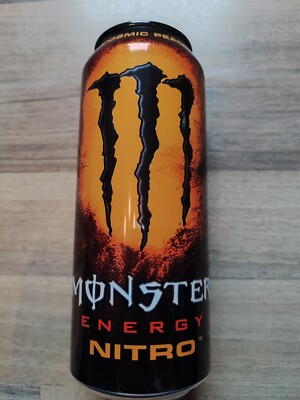 Monster Nitro Cosmic Peach Energy Drink Dose 500ml Full Can SKU 0123 CP Norwegen