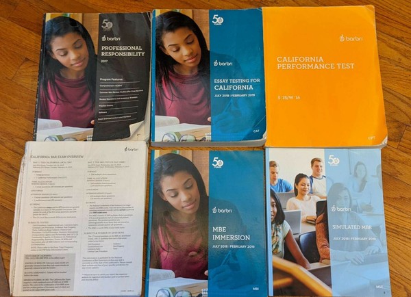 Collection of Barbri Bar Prep Study Guides - Multiple Years