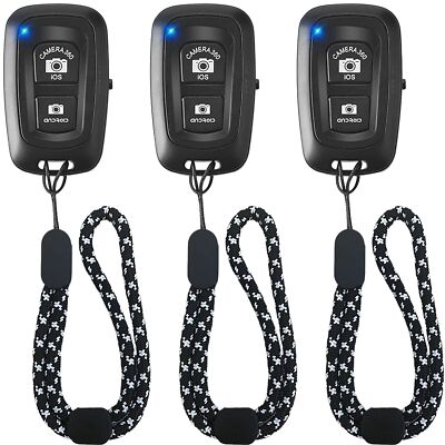 Remote Shutter for iPhone Camera, Bluetooth Remote for Android, Hands Free Wo...