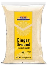 Rani Ginger (Adarak) Powder Ground, Spice 7oz (200g)