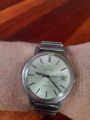 OMEGA Omega Geneva AT 1977 Vintage Men's Date
