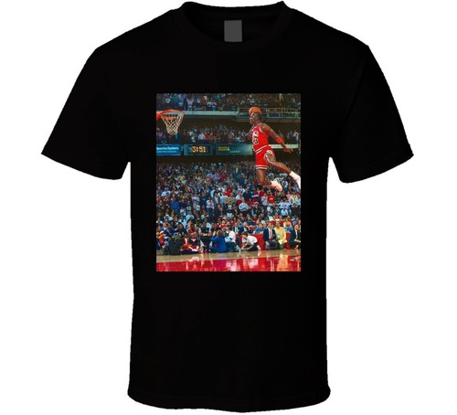 Michael Jordan Dunking From The Free Throw Line T Shirt