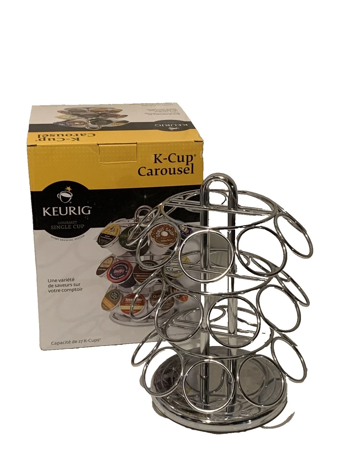 Estantes de cocina de acero inoxidable Keurig y los titulares