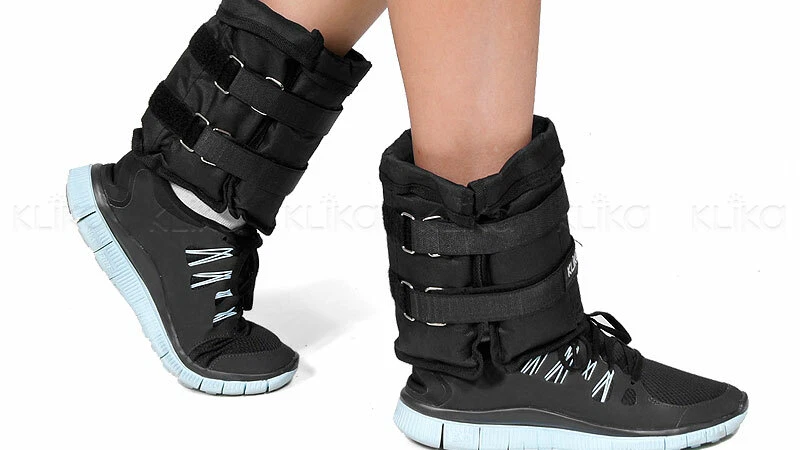 2x ADJUSTABLE ANKLE WEIGHTS GYM EQUIPMENT WRIST FITNESS YOGA 1kg 2kg 2.5kg 5kg - image 3 of 4