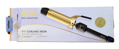 HOT TOOLS Pro Signature Gold Curling Iron  1-1/2 Inch New