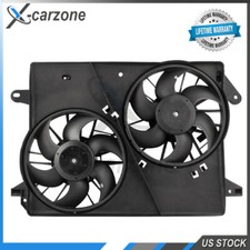 Dual Engine Radiator Cooling Fan Assembly For Dodge Challenger 2008-2010