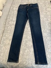 Tommy Hilfiger girls Nora new york skinny fit dark blue stretch denim jeans
