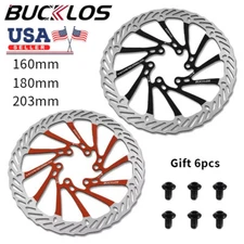 Disc Brake Rotor 160/180/203mm MTB Bike 6 Bolt Front Rear Rotor for Shimano Hope