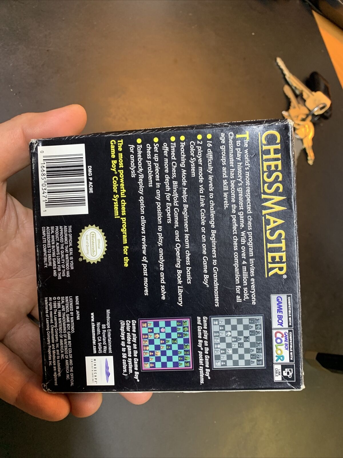 Chessmaster (Game Boy Color), Nintendo