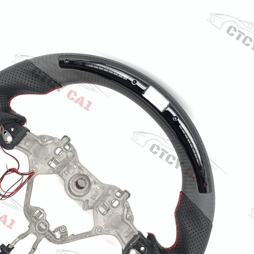 Custom matte Carbon Fiber Steering Wheel For 17-25 TOYOTA 86 GR86 BRZ/LED on top - Bild 4 von 9