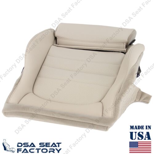 2016-2018 Mercedes C-Class Cabriolet Passenger Bottom Seat Cover - LEATHER BEIGE - 第 1/9 張圖片