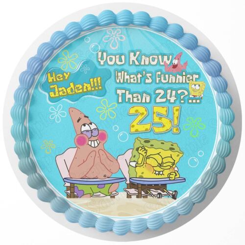 What's Funnier than 24! Edible Cake Topper Party Decoration Edible Image - Picture 5 of 7