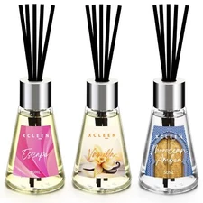 	3-Pack Reed Diffuser Scented Oils Escape Vanilla Moroccan Amber 5.1 Oz Total	